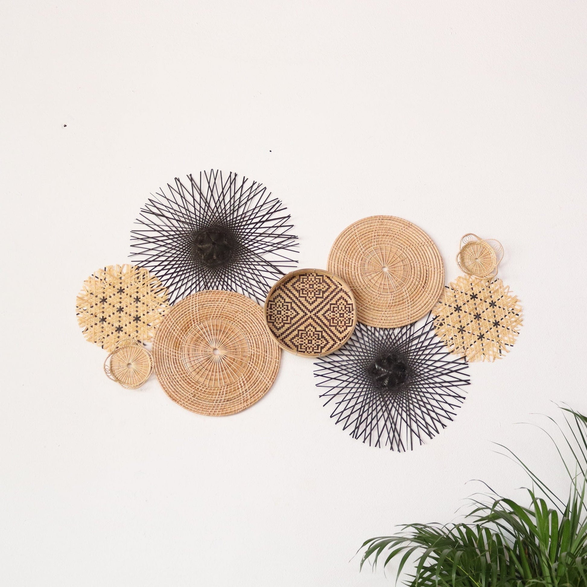 Wall Hanging DeCor Set Of 9 - Da Mi Ka By Thaihome | Wall Decor | Modishstore - 7