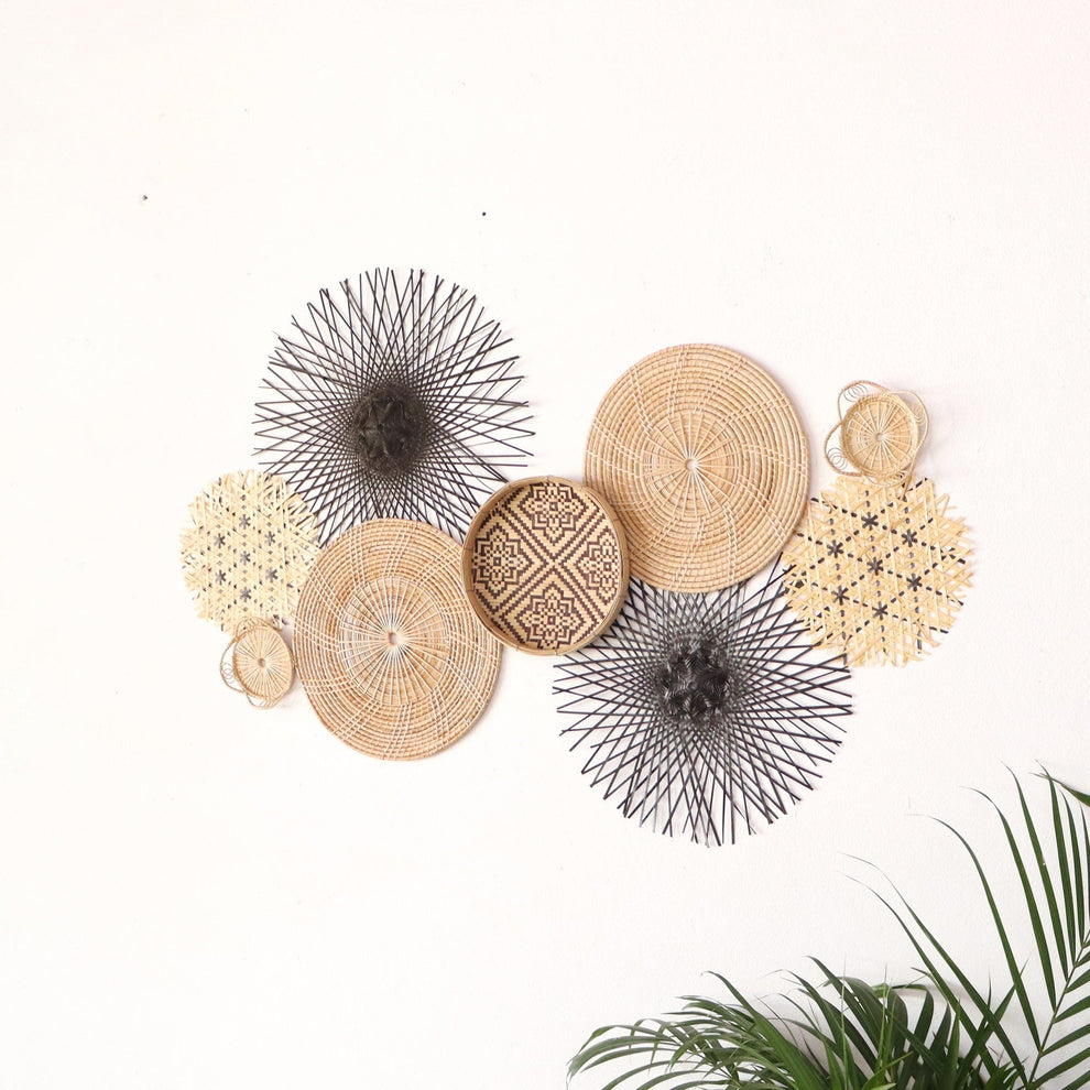 Wall Hanging DeCor Set Of 9 - Da Mi Ka By Thaihome | Wall Decor | Modishstore - 6