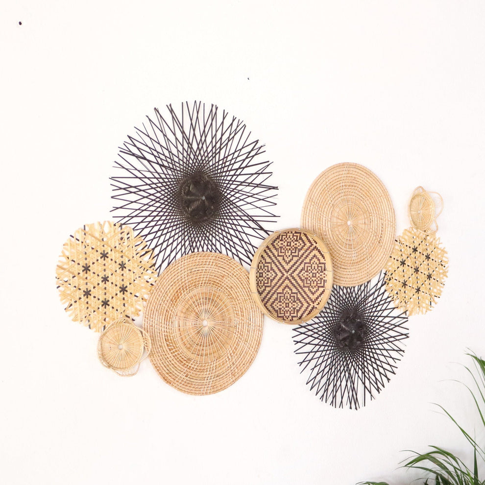 Wall Hanging DeCor Set Of 9 - Da Mi Ka By Thaihome | Wall Decor | Modishstore - 4