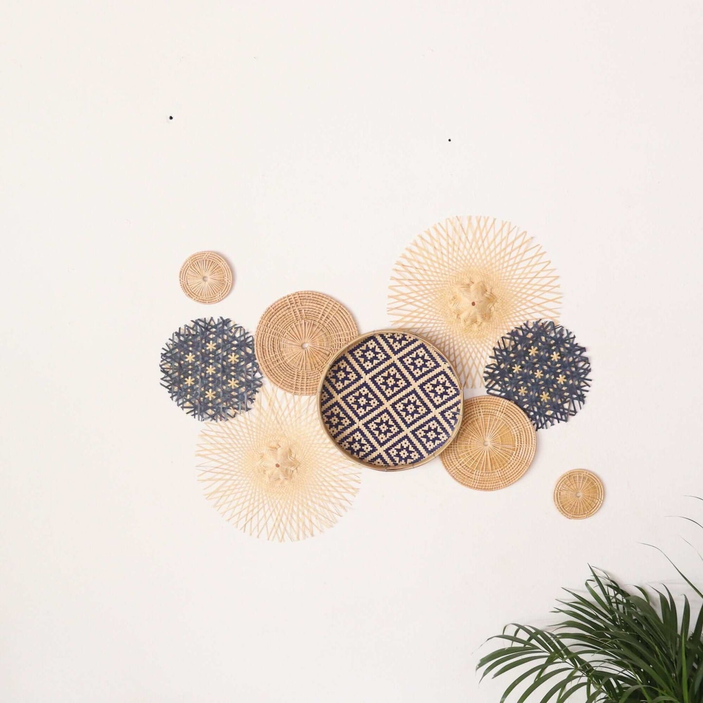 Cha Ma - Wall Hanging Decor Set Of 9 By Thaihome | Wall Decor | Modishstore - 6