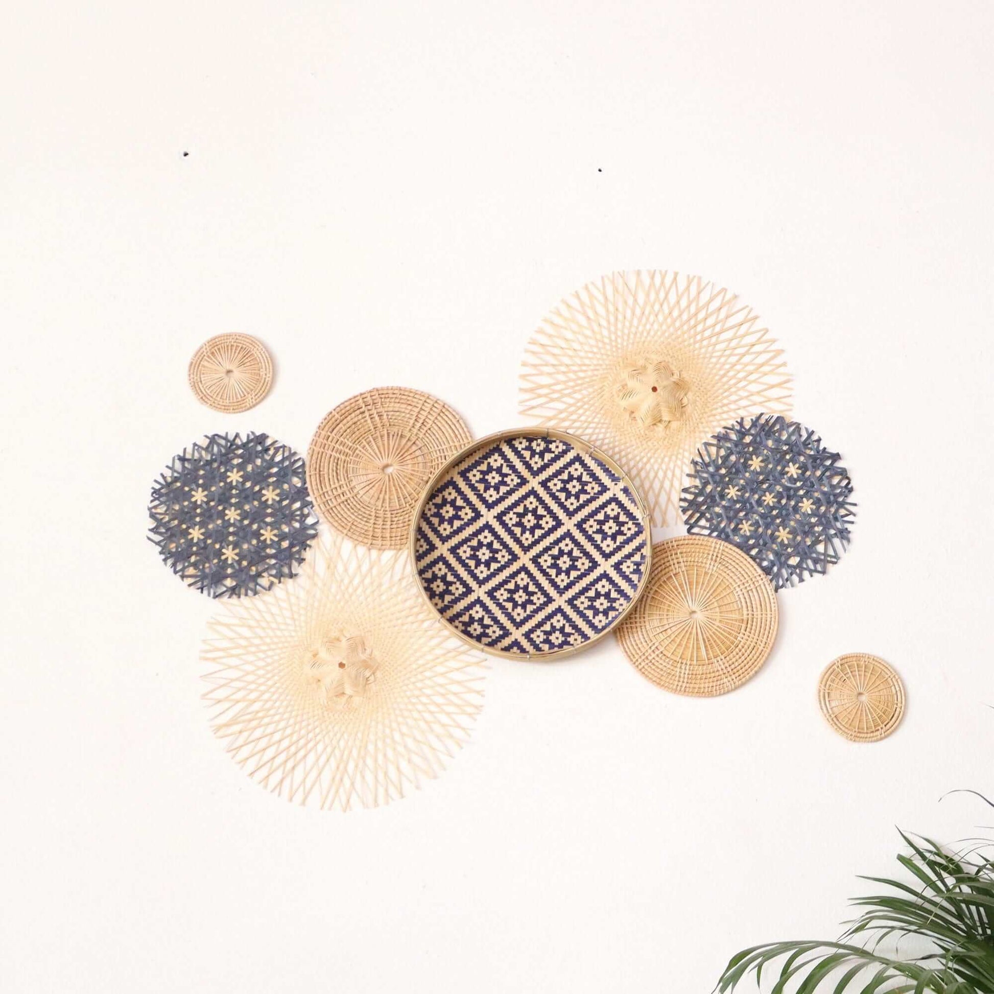 Cha Ma - Wall Hanging Decor Set Of 9 By Thaihome | Wall Decor | Modishstore - 3