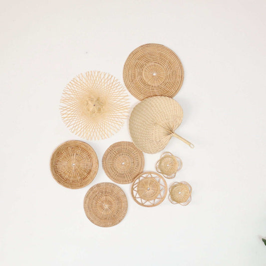 Ka Ya Pa - Wall Hanging Decor Set Of 9 By Thaihome | Wall Decor | Modishstore