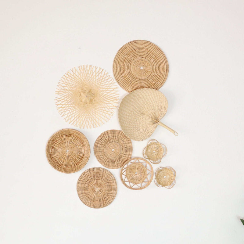 Ka Ya Pa - Wall Hanging Decor Set Of 9 By Thaihome | Wall Decor | Modishstore