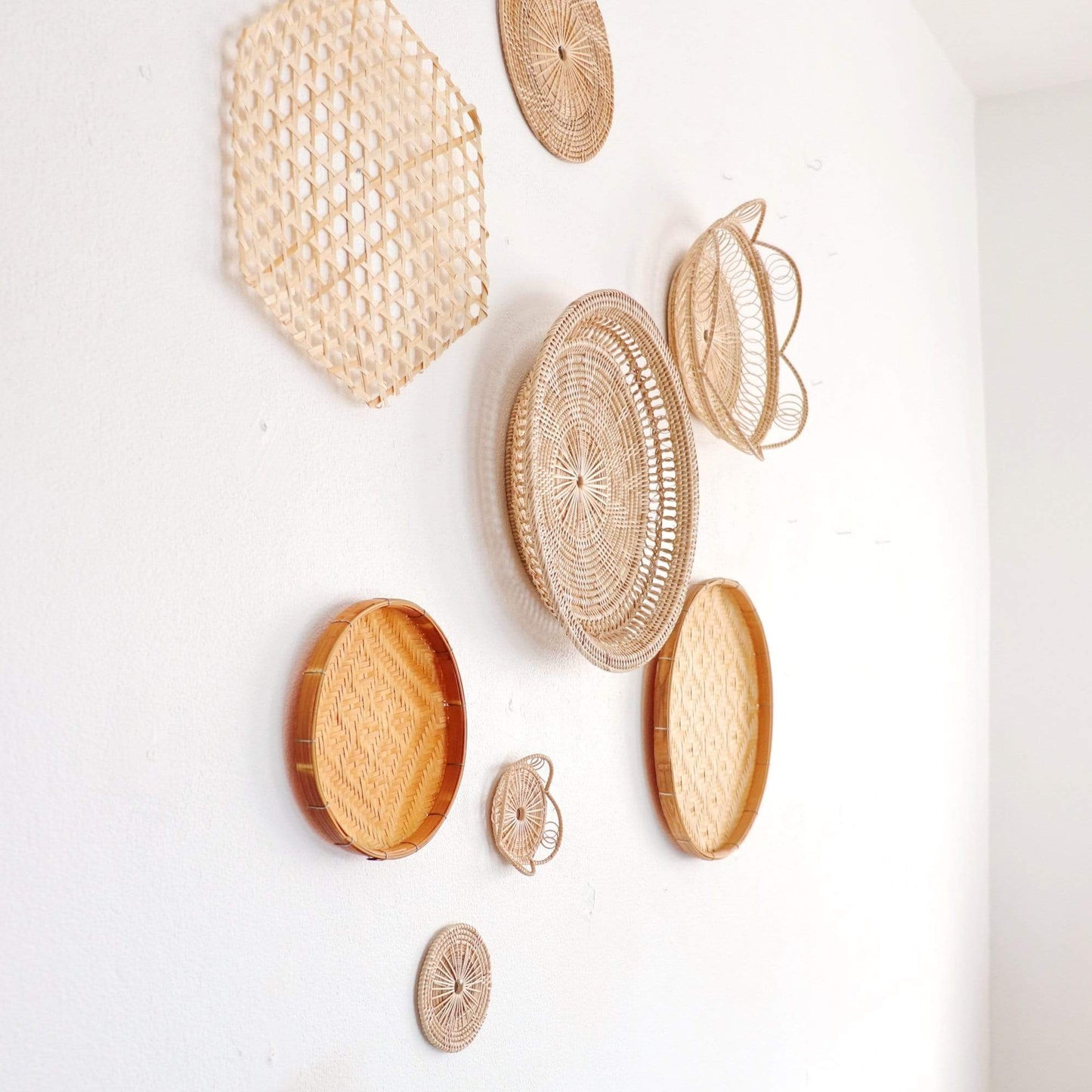 Worapon - Wall Hanging Decor Set Of 8 By Thaihome | Wall Decor | Modishstore - 5