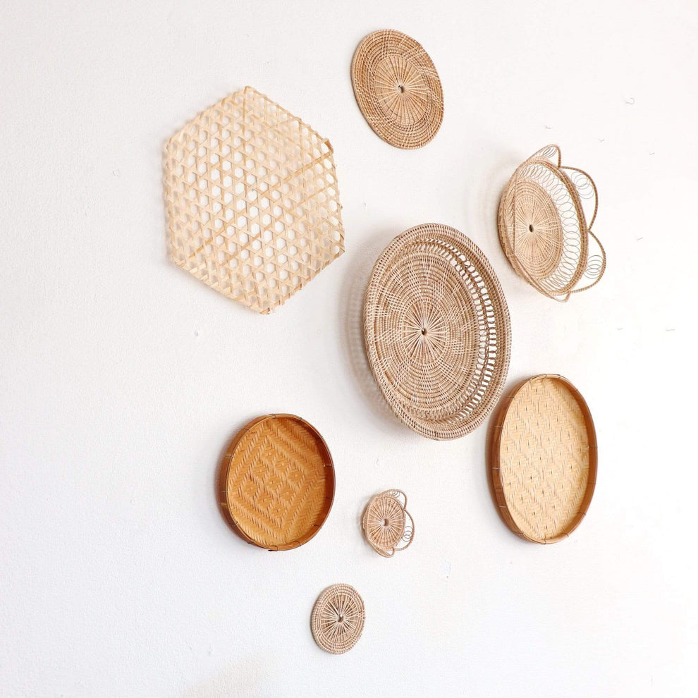 Worapon - Wall Hanging Decor Set Of 8 By Thaihome | Wall Decor | Modishstore - 3