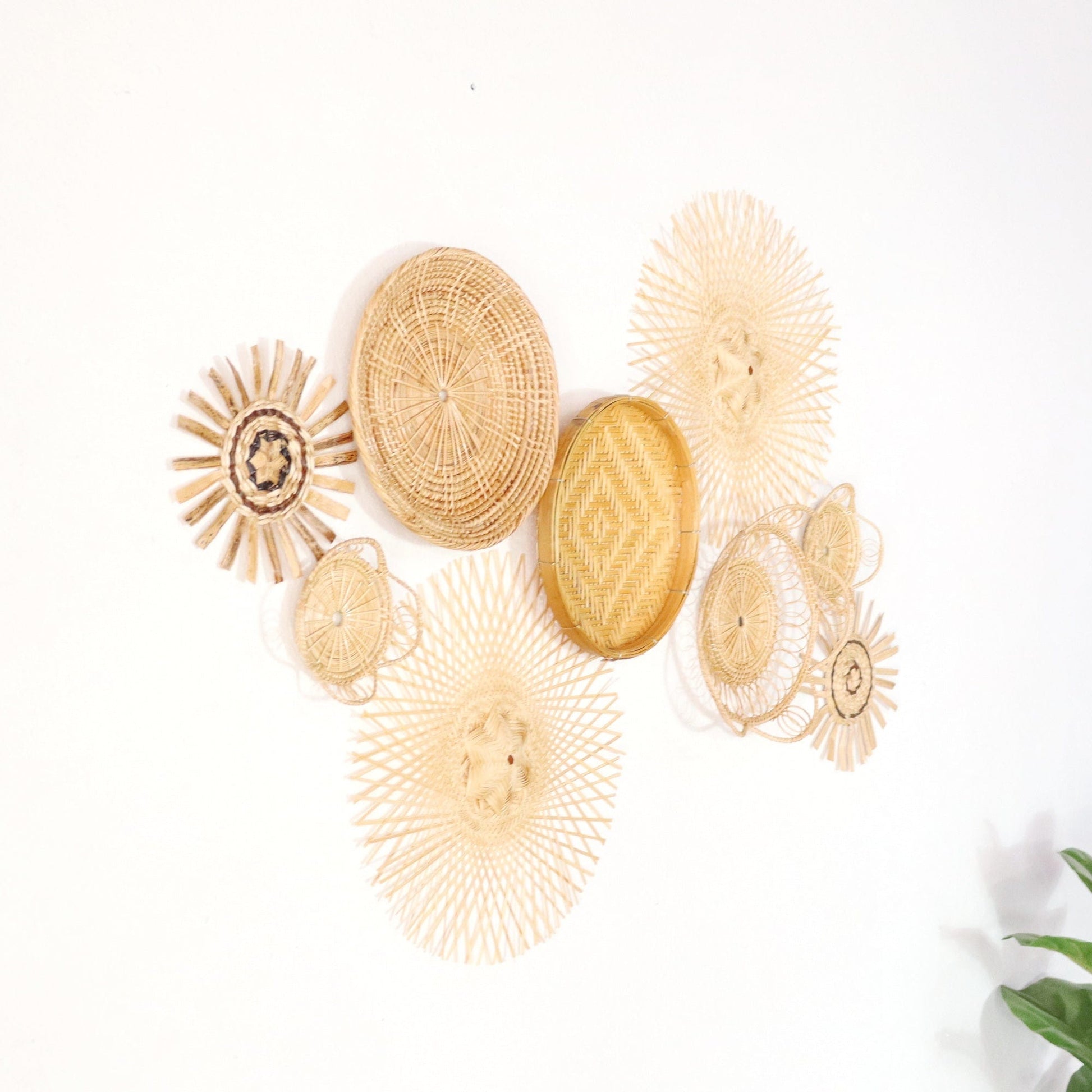 Yo Si Ta - Wall Hanging DeCor Set Of 9 By Thaihome | Wall Decor | Modishstore - 6