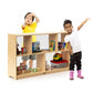Whitney Brothers® 30" Preschool Storage Cabinet Acrylic Bk | Cabinets | Modishstore