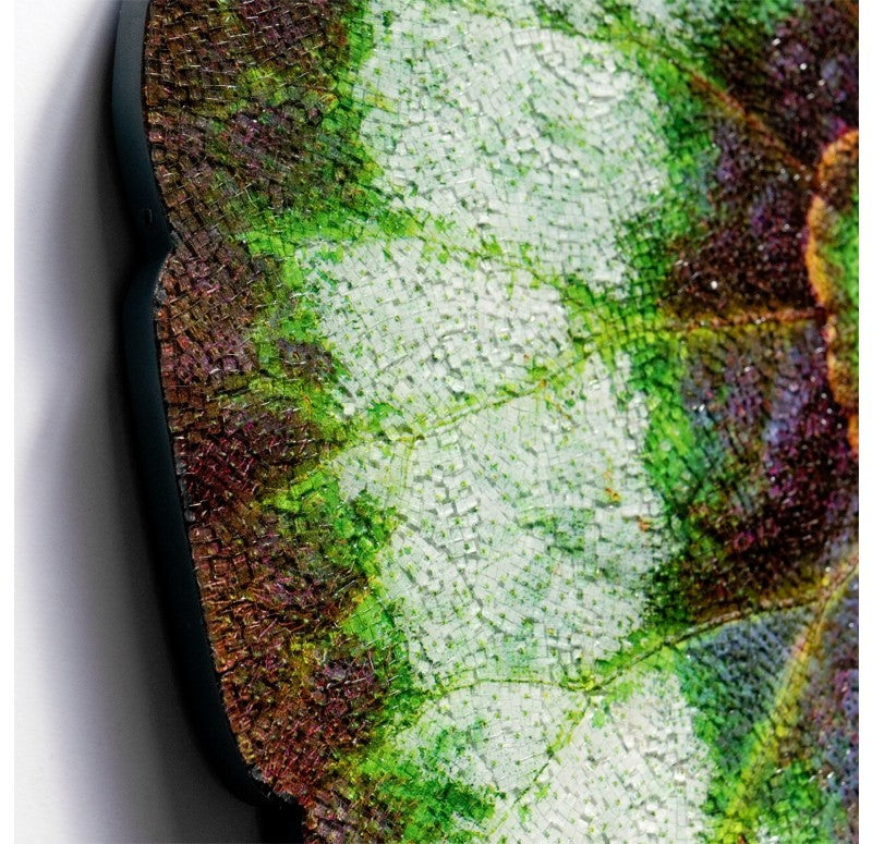Mosaic Begonia Escargot Wall Art, 26"H by Gold Leaf Design Group | Wall Decor | Modishstore - 3