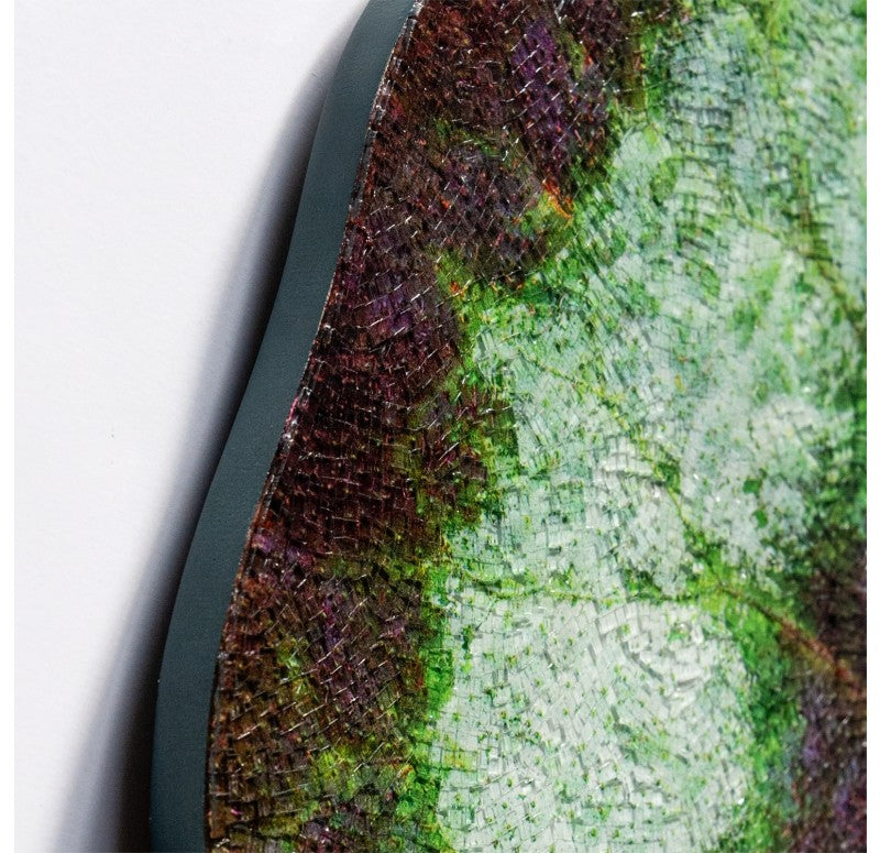 Mosaic Begonia Escargot Wall Art, 26"H by Gold Leaf Design Group | Wall Decor | Modishstore - 5