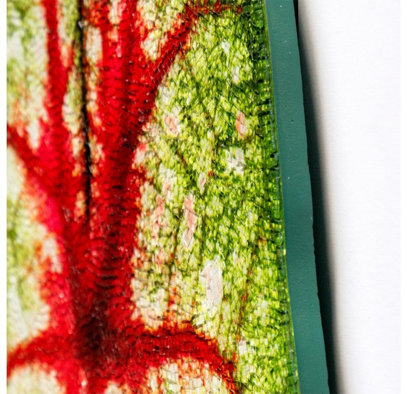 Mosaic Caladium Green Wall Art, 24"H by Gold Leaf Design Group | Green Wall | Modishstore - 5