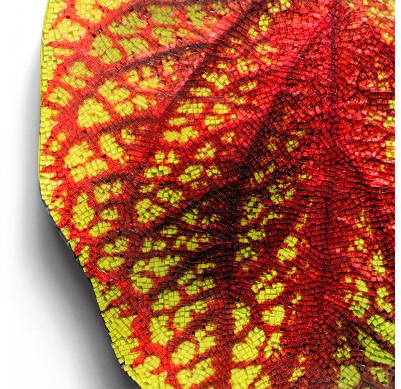 Mosaic Coleus Rust Wall Art, 20"H by Gold Leaf Design Group | Wall Decor | Modishstore - 2