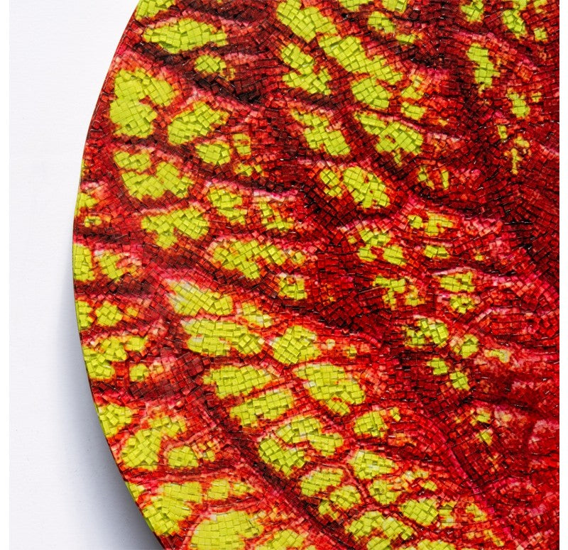 Mosaic Coleus Rust Wall Art, 20"H by Gold Leaf Design Group | Wall Decor | Modishstore - 9