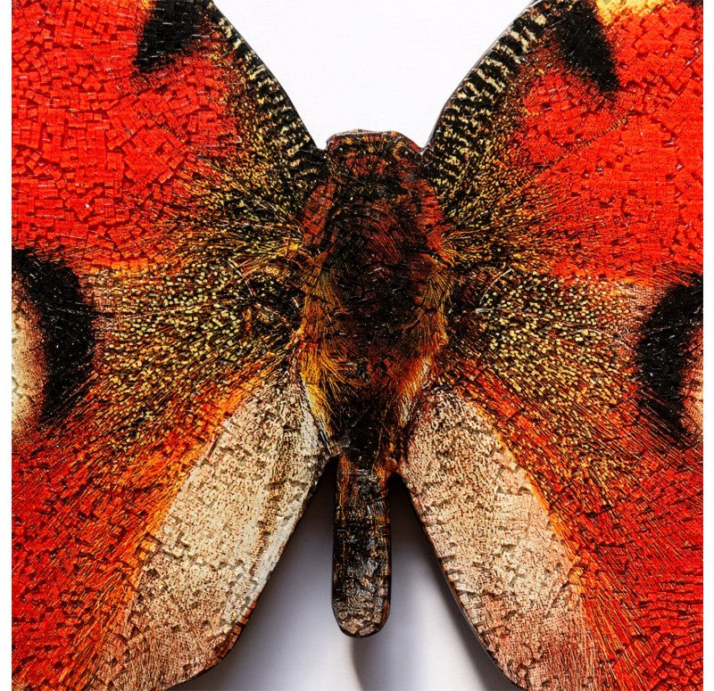 Mosaic Butterfly Aglais Wall Art, 20"W by Gold Leaf Design Group | Wall Decor | Modishstore - 5