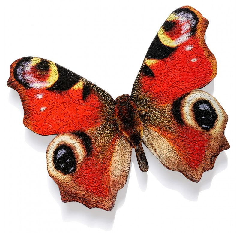 Mosaic Butterfly Aglais Wall Art, 20"W by Gold Leaf Design Group | Wall Decor | Modishstore