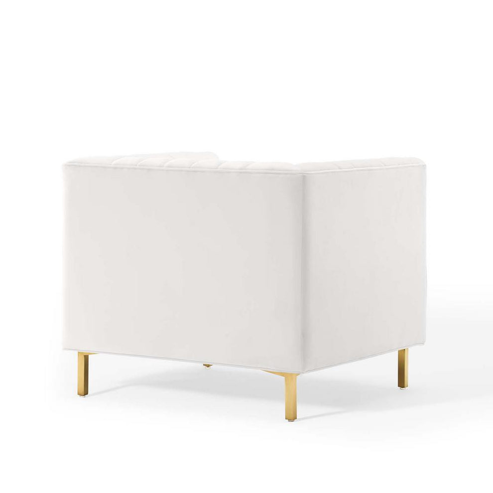 Modway Shift Channel Tufted Performance Velvet Armchair - EEI-4130 | Armchairs | Modishstore - 22
