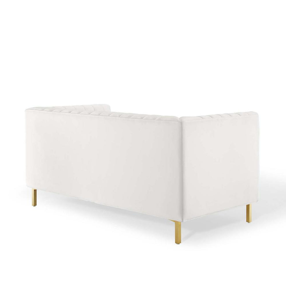 Modway Shift Channel Tufted Performance Velvet Loveseat - EEI-4131 | Loveseats | Modishstore - 27