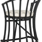 Safavieh Bates Rattan Accent Chair - Black | Accent Chairs | Modishstore - 2