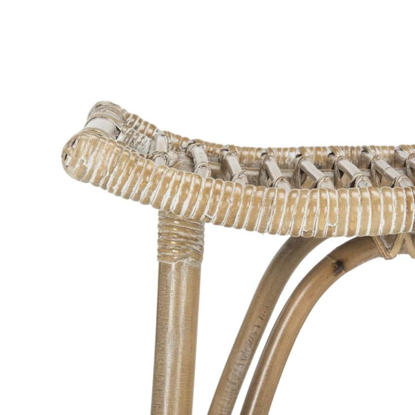 Safavieh Leda Rattan Counter Stool | Counter Stools | Modishstore - 4