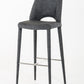 Vig Furniture Modrest Williamette Modern Dark Grey Fabric Bar Stool | Modishstore | Bar Stools