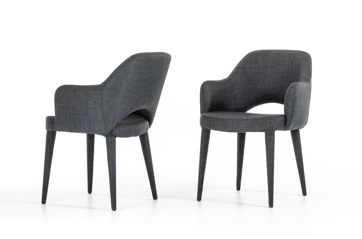 Vig Furniture Modrest Williamette Modern Fabric Dining Chair | Modishstore | Dining Chairs