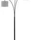 LumiSource Willow Linen Floor Lamp | Modishstore | Floor Lamps