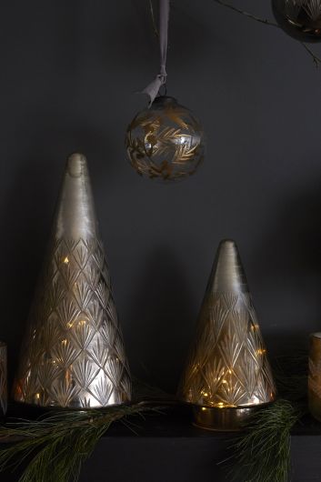 Winter Light Tree Set Of 2 By Accent Deecor | Tabletop Trees | Modishstore - 4