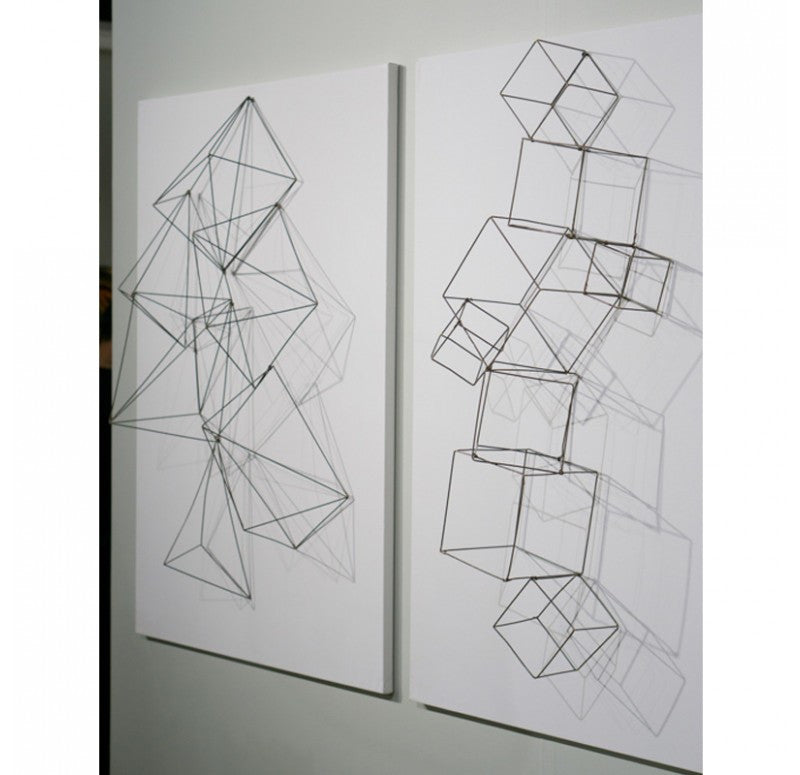 Gold Leaf Design Group Wire Cubes - Set Of 12 | Stands | Modishstore-3