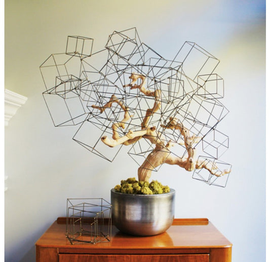 Gold Leaf Design Group Wire Cubes - Set Of 12 | Decor | Modishstore