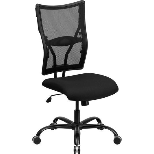 Hercules Series Big & Tall 400 Lb. Rated Black Mesh Executive Swivel Ergonomic Office Chair By Flash Furniture | Office Chairs | Modishstore