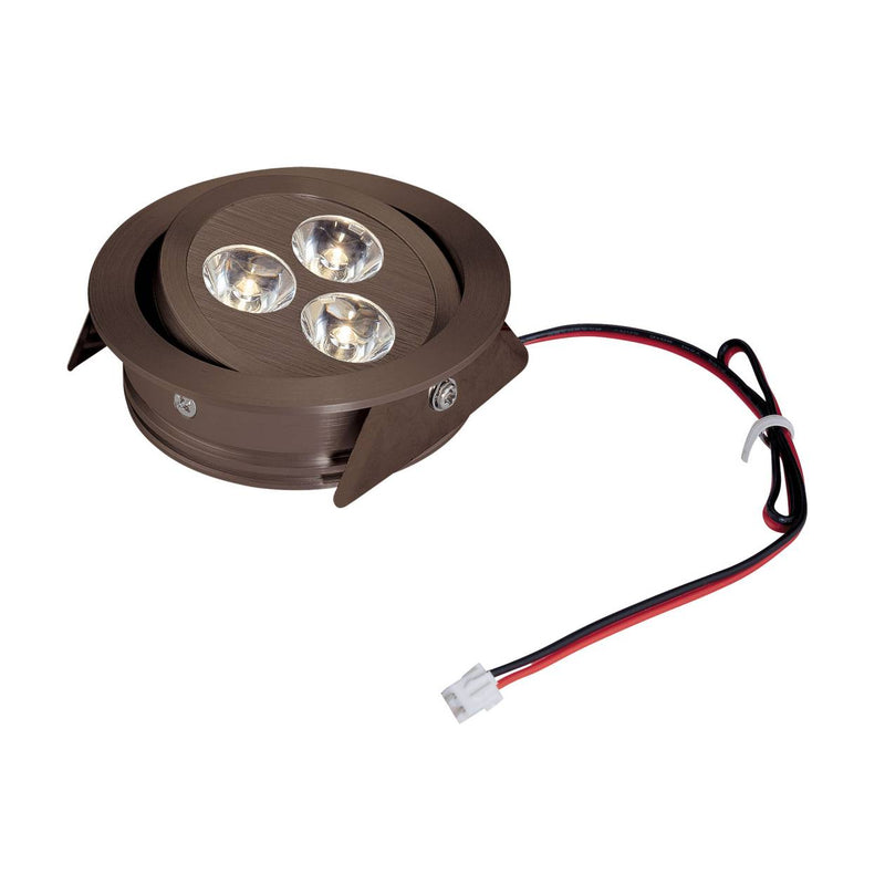 Tiro3 3-Light Directional 31-Watt LED Downlight (without Driver) in Oiled Bronze with Clear Lens ELK Lighting | Lightbulbs | Modishstore