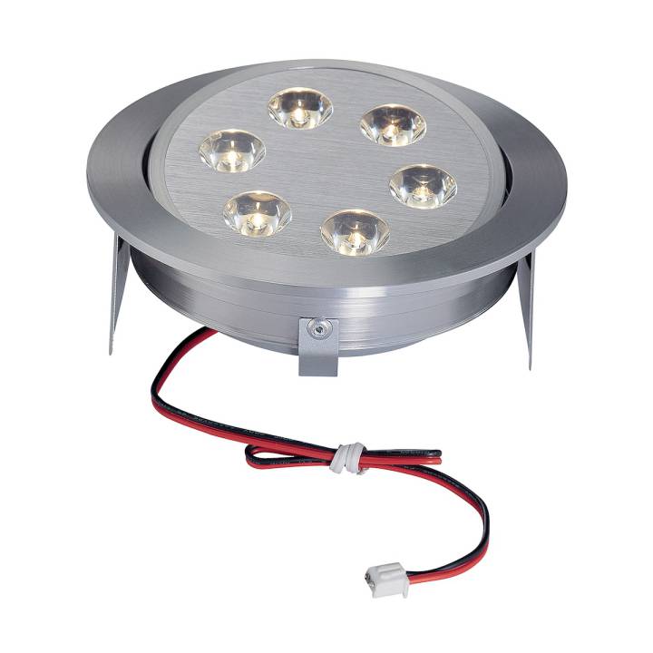 WLE223C32K-0-98 - Tiro6 6-light Directional LED Downlight w/source. Clear lens/Brushed Aluminum ELK Lighting | Lightbulbs | Modishstore