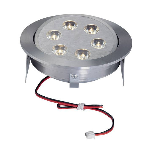 WLE223C32K-0-98 - Tiro6 6-light Directional LED Downlight w/source. Clear lens/Brushed Aluminum ELK Lighting | Lightbulbs | Modishstore