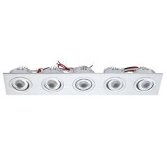 WLE605C32K-0-98 - Rec Rect Directional Incl 5 LED + Driver, Clear lens / brushed aluminum ELK Lighting | Lightbulbs | Modishstore