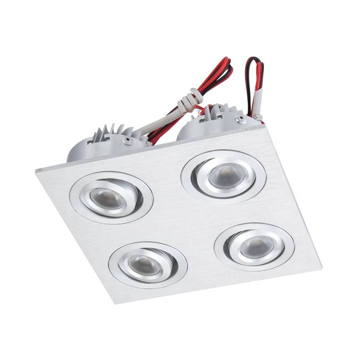 LED Squared Quad Directional Recessed Plate-mounted LED Button Downlight ELK Lighting | Lightbulbs | Modishstore
