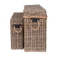 Sabrina Rattan Basket Console set of 2 W/Storage by Jeffan | Bins, Baskets & Buckets | Modishstore - 11