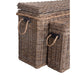 Sabrina Rattan Basket Console set of 2 W/Storage by Jeffan | Bins, Baskets & Buckets | Modishstore - 12