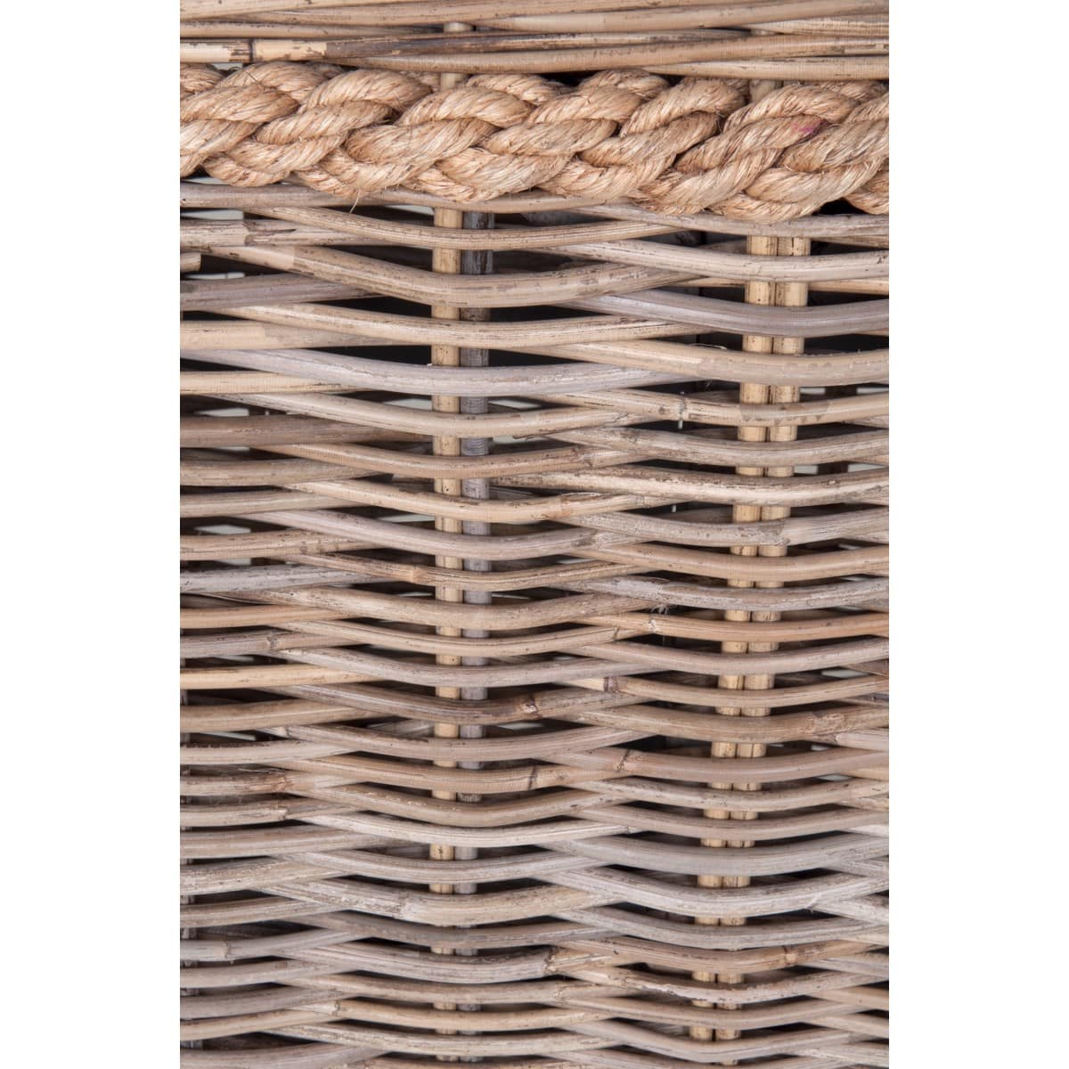 Sabrina Rattan Basket Console set of 2 W/Storage by Jeffan | Bins, Baskets & Buckets | Modishstore - 16