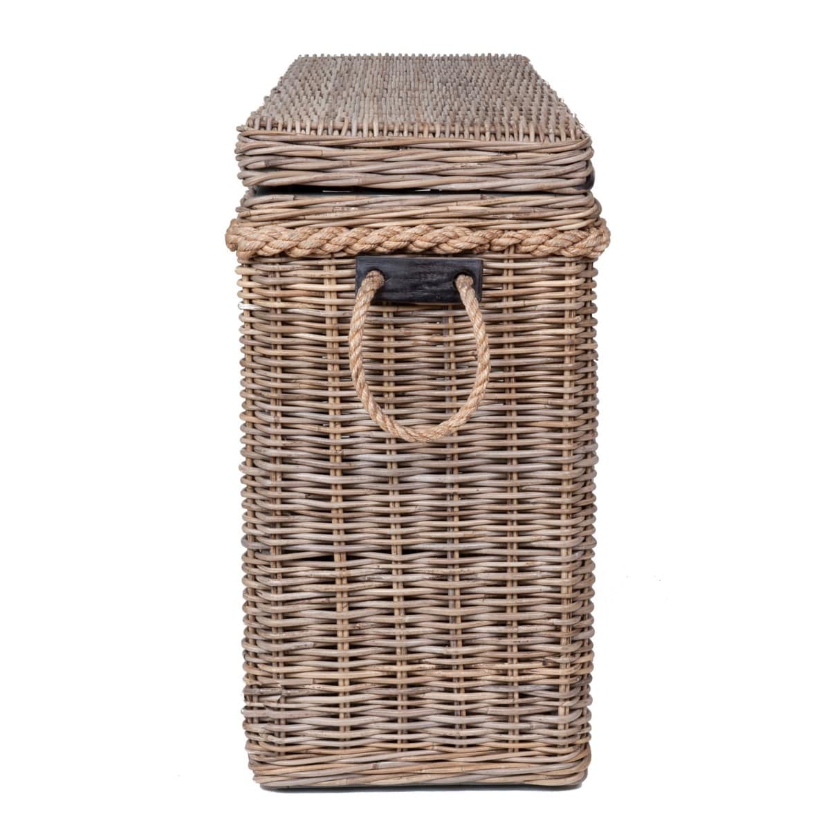 Sabrina Rattan Basket Console set of 2 W/Storage by Jeffan | Bins, Baskets & Buckets | Modishstore - 17