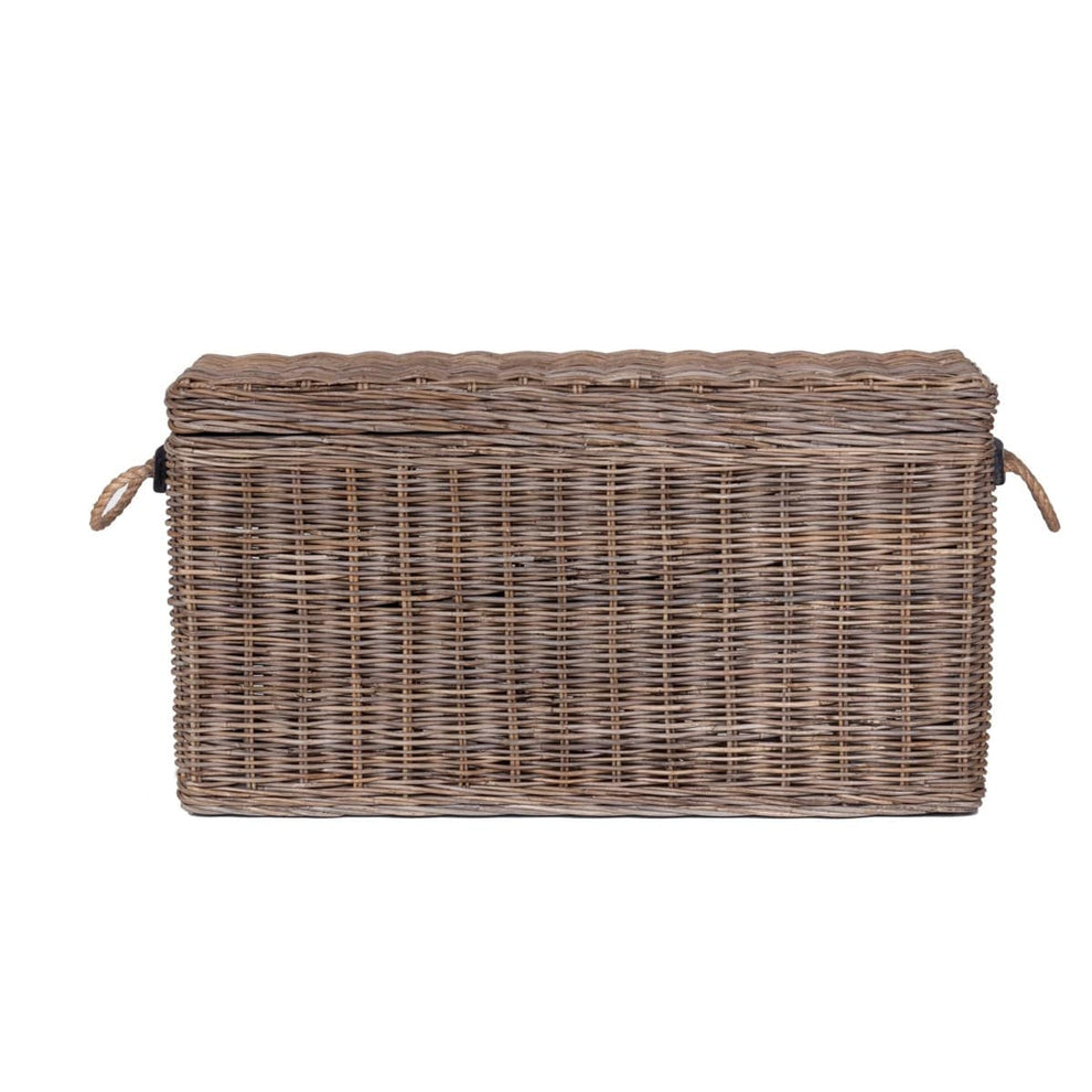 Sabrina Rattan Basket Console set of 2 W/Storage by Jeffan | Bins, Baskets & Buckets | Modishstore - 19