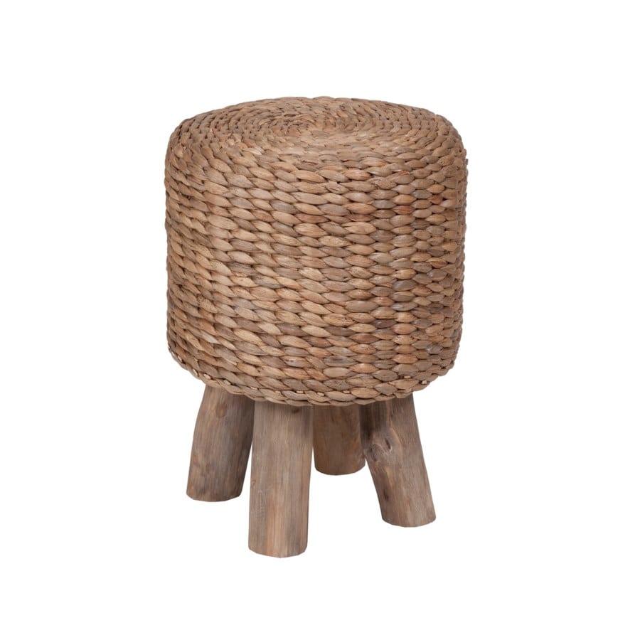 (LS) Waterhyacinth Drum Stool by Jeffan | Stools | Modishstore