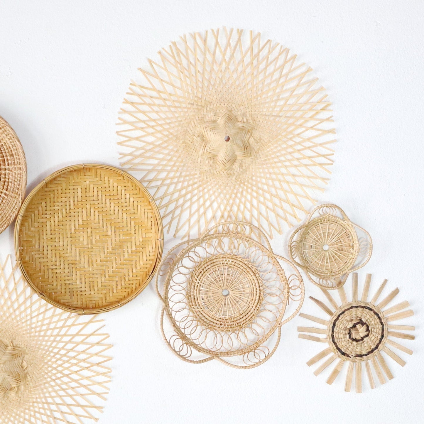 Yo Si Ta - Wall Hanging DeCor Set Of 9 By Thaihome | Wall Decor | Modishstore - 3