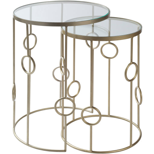 Surya Nesting Table Set - ZRA001-SET | Nesting Tables | Modishstore